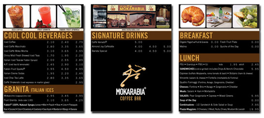 New E Series Menu Board